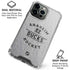 NHL Anaheim Ducks Black Text iPhone 15 Pro Clear Case